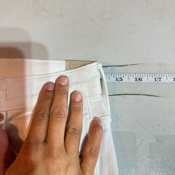 NWT Madewell 10" High-Rise Skinny Jeans Pure White magic pockets Size 28‎ Size 6 - Picture 12 of 15